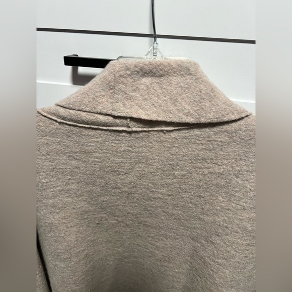 Eileen Fisher Cozy Tan Open Front Cardigan - Picture 8 of 10